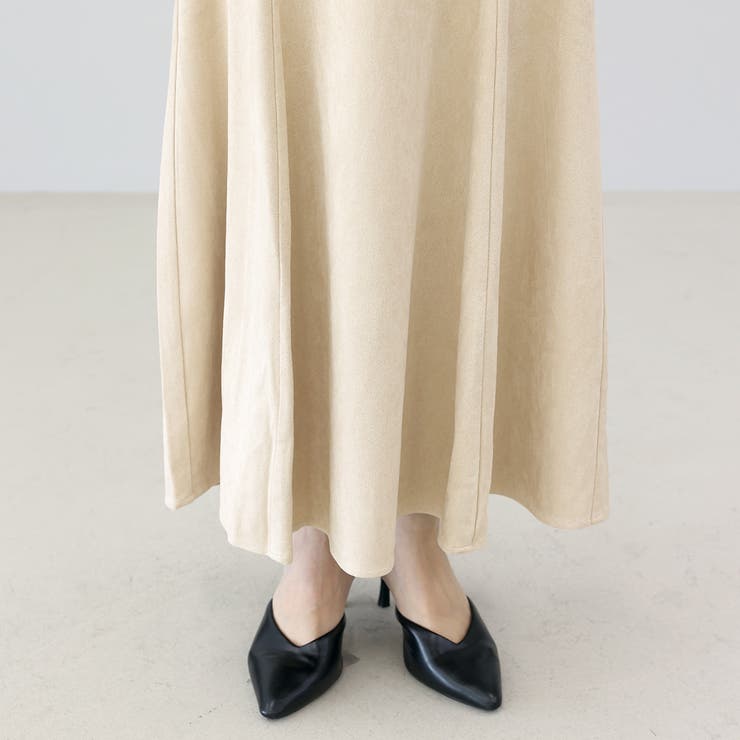 フェイクスエード裾フレアスカート | FUNNY COMPANY＋  | 詳細画像23 