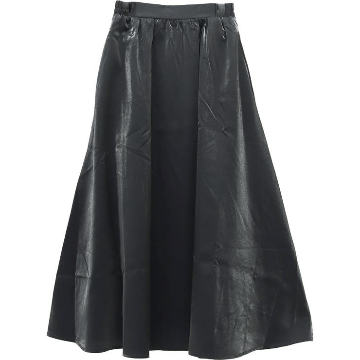 メタリックギャザーフレアスカート | FUNNY COMPANY＋  | 詳細画像25 