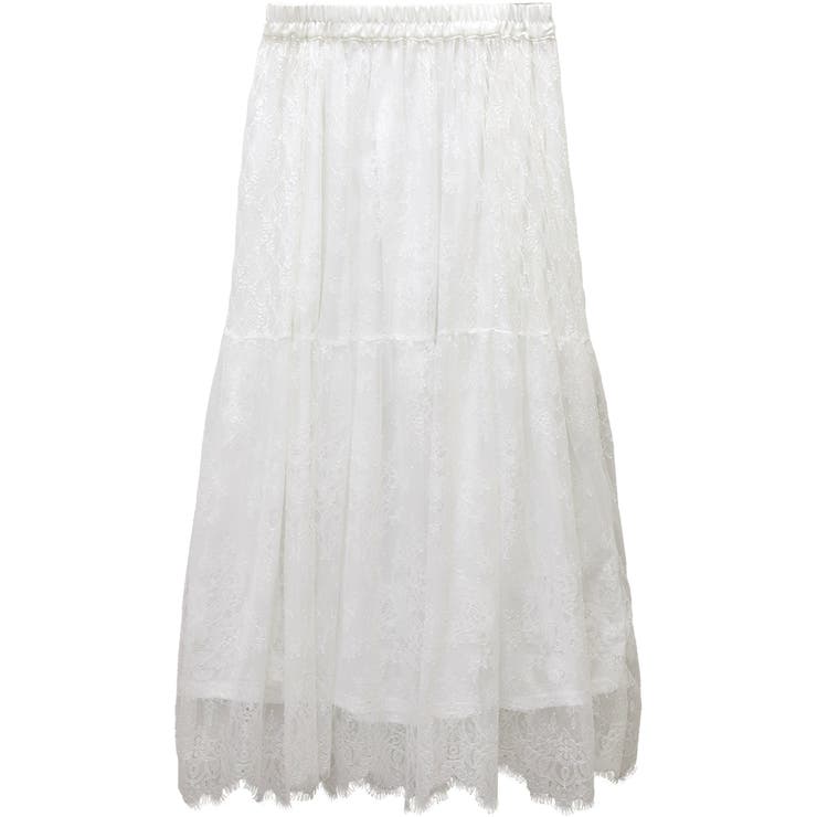 ペチ付切替レースロングスカート | FUNNY COMPANY＋  | 詳細画像26 