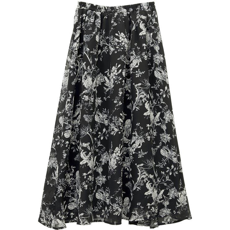 フラワープリントフレアスカート | FUNNY COMPANY＋  | 詳細画像25 