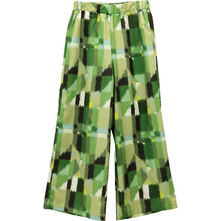 ニュアンス柄イージーワイドパンツ | FUNNY COMPANY＋  | 詳細画像25 