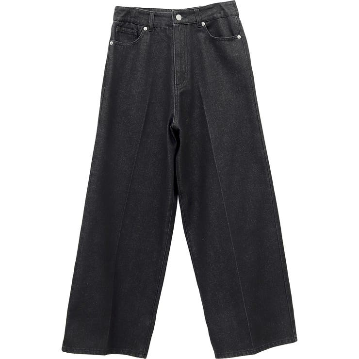 10ozセンタープレスデニムワイドパンツ | FUNNY COMPANY＋  | 詳細画像25 