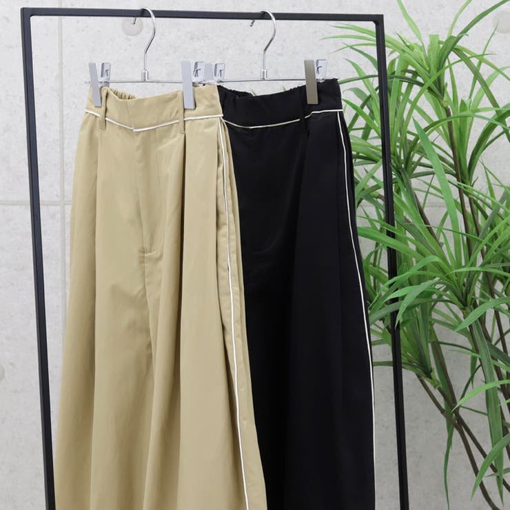 パイピングタックカーブパンツ | FUNNY COMPANY＋  | 詳細画像8 