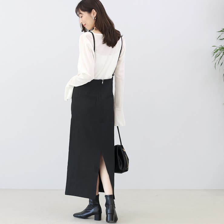 エステルツイル2WAYサロペットスカート | FUNNY COMPANY＋  | 詳細画像3 