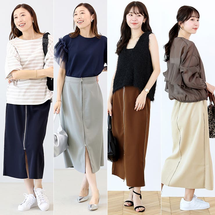 フロントジップリバーシブルスカート | FUNNY COMPANY＋  | 詳細画像7 