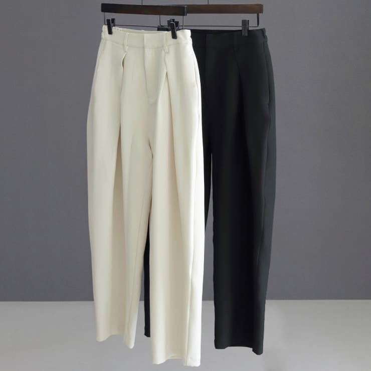 エステルツイルディープタックカーブパンツ | FUNNY COMPANY＋  | 詳細画像5 