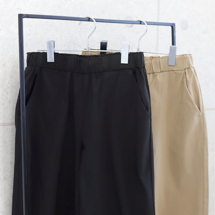 裏起毛ストレッチストレートワイドパンツ | FUNNY COMPANY＋  | 詳細画像8 