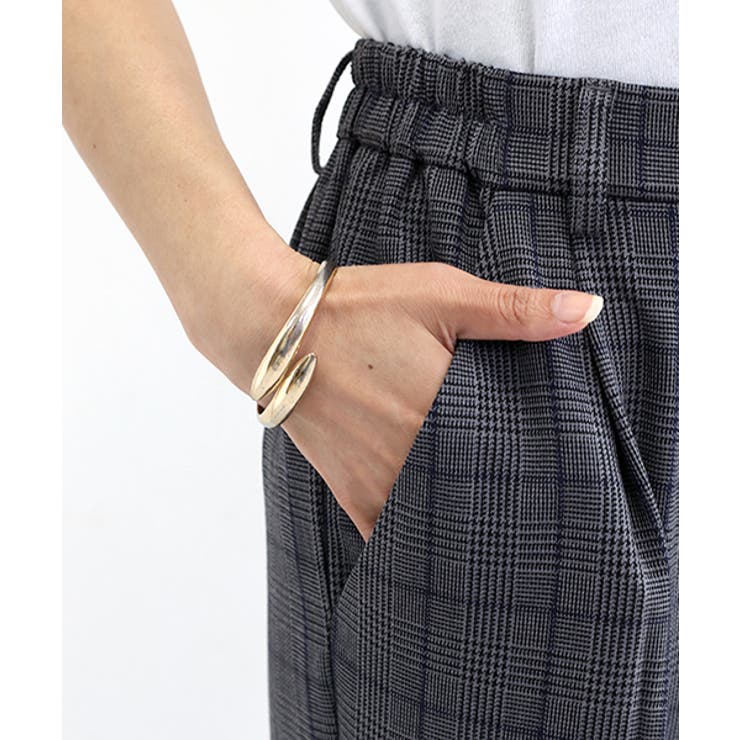 先染めチェックタックワイドパンツ | FUNNY COMPANY+  | 詳細画像22