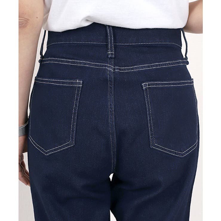ストレッチデニムテーパードパンツ