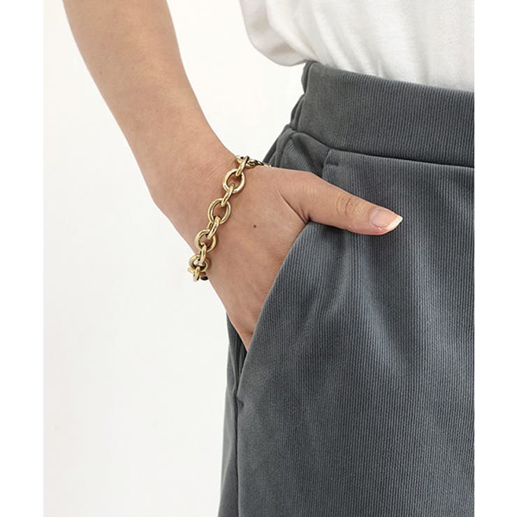 裏起毛細コーデュロイドロストセミワイドパンツ | FUNNY COMPANY＋  | 詳細画像22 