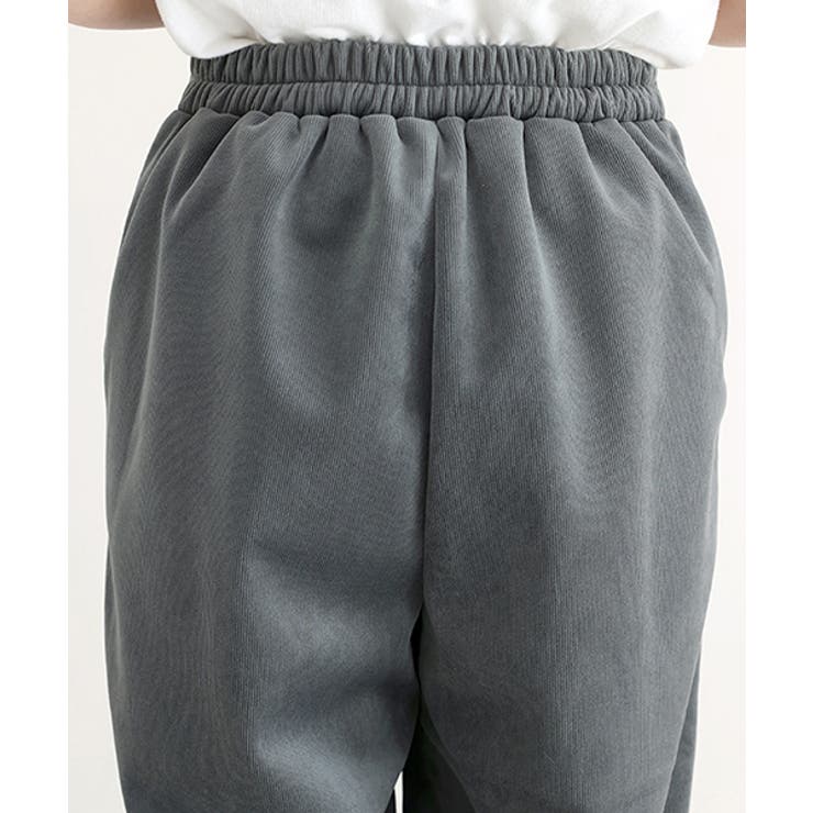 裏起毛細コーデュロイドロストセミワイドパンツ | FUNNY COMPANY＋  | 詳細画像24 