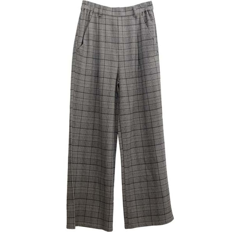 先染めチェックタックワイドパンツ | FUNNY COMPANY+  | 詳細画像26