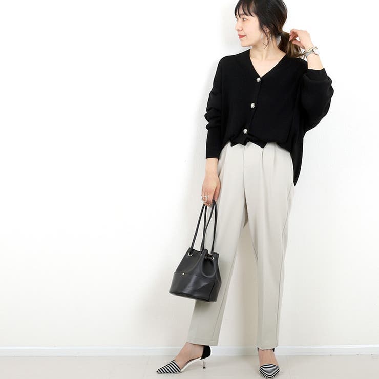 ダブルクロスタックテーパードパンツ