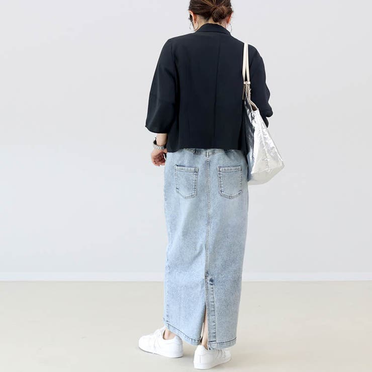 ストレッチデニムロングスカート | FUNNY COMPANY＋  | 詳細画像13 