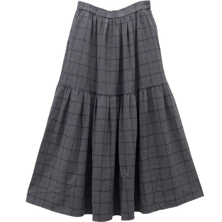 先染めチェックティアードスカート | FUNNY COMPANY+  | 詳細画像25