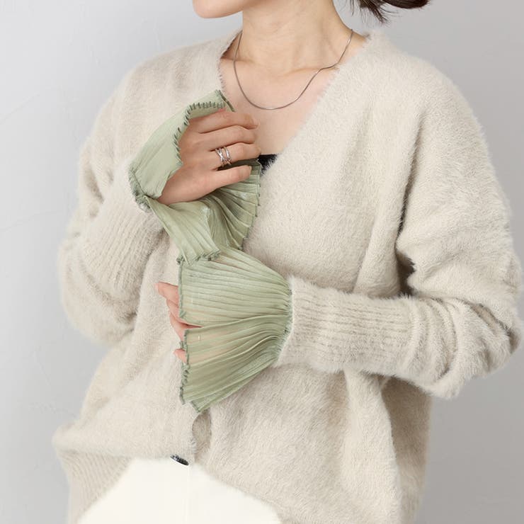 シアーシャイニープリーツカフス | FUNNY COMPANY＋  | 詳細画像4 