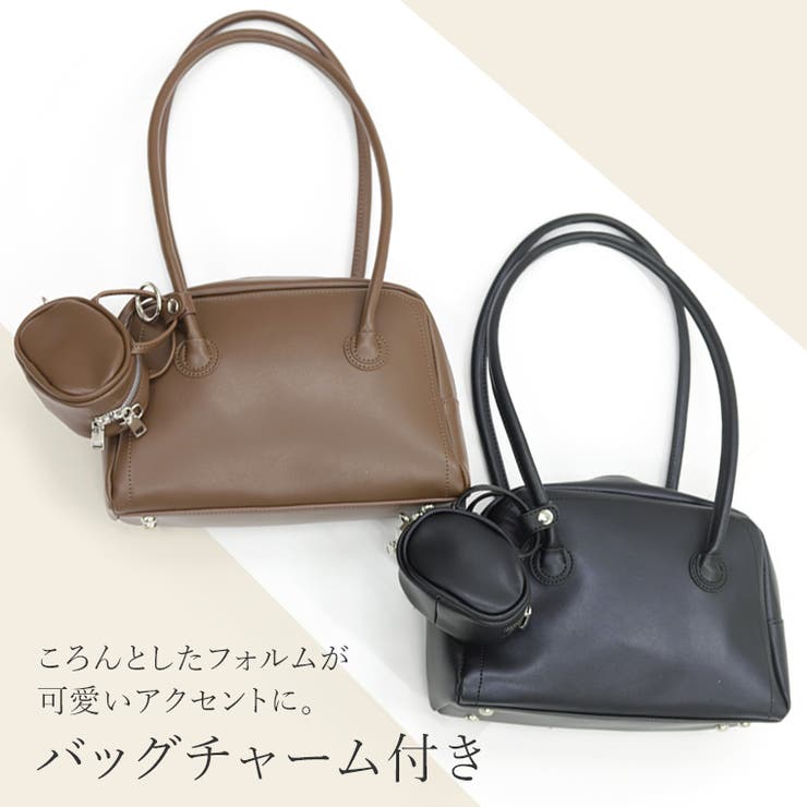 ミニバッグチャーム付ボストンバッグ  | FUNNY COMPANY＋  | 詳細画像3 