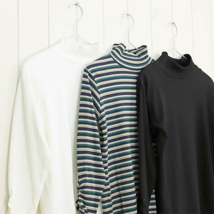 袖シャーリングテレコタートルプルオーバー | FUNNY COMPANY＋  | 詳細画像2 