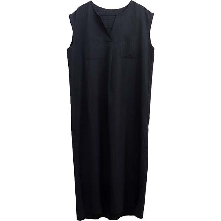 変わり織りキーネックワンピース | FUNNY COMPANY＋  | 詳細画像25 