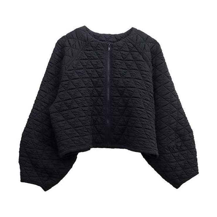 キルティングノーカラーブルゾン | FUNNY COMPANY＋  | 詳細画像24 