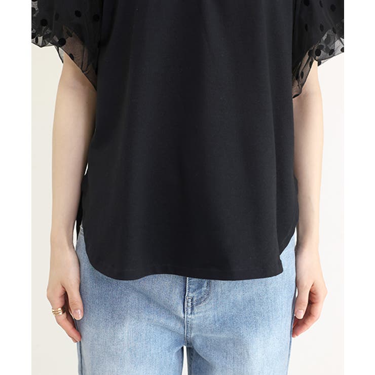 T/C天竺ｘ袖チュールプルオーバー | FUNNY COMPANY＋  | 詳細画像22 