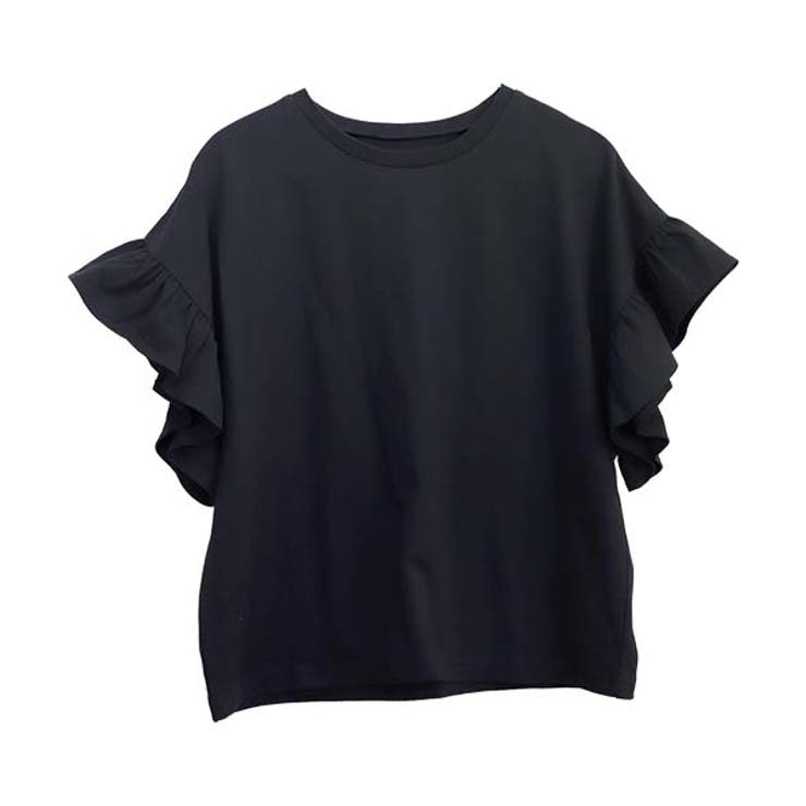 綿天竺袖フリルプルオーバー | FUNNY COMPANY＋  | 詳細画像25 