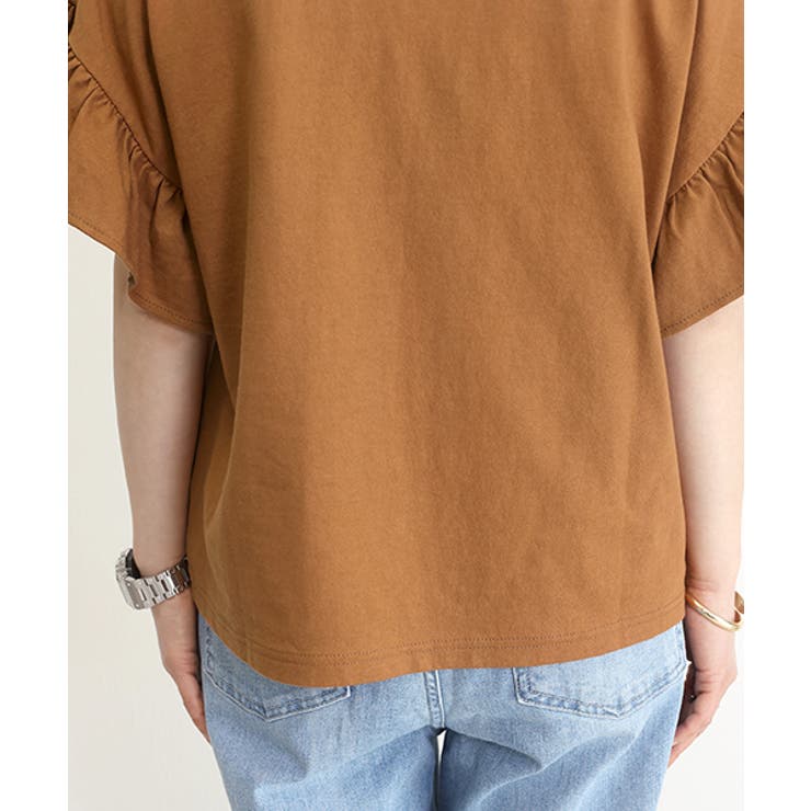 綿天竺袖フリルプルオーバー | FUNNY COMPANY＋  | 詳細画像24 