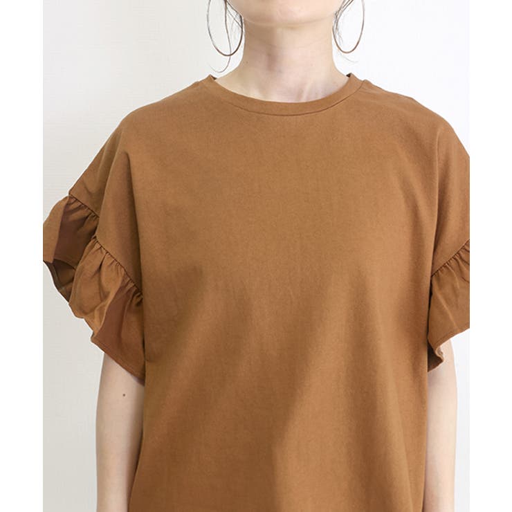 綿天竺袖フリルプルオーバー | FUNNY COMPANY＋  | 詳細画像21 