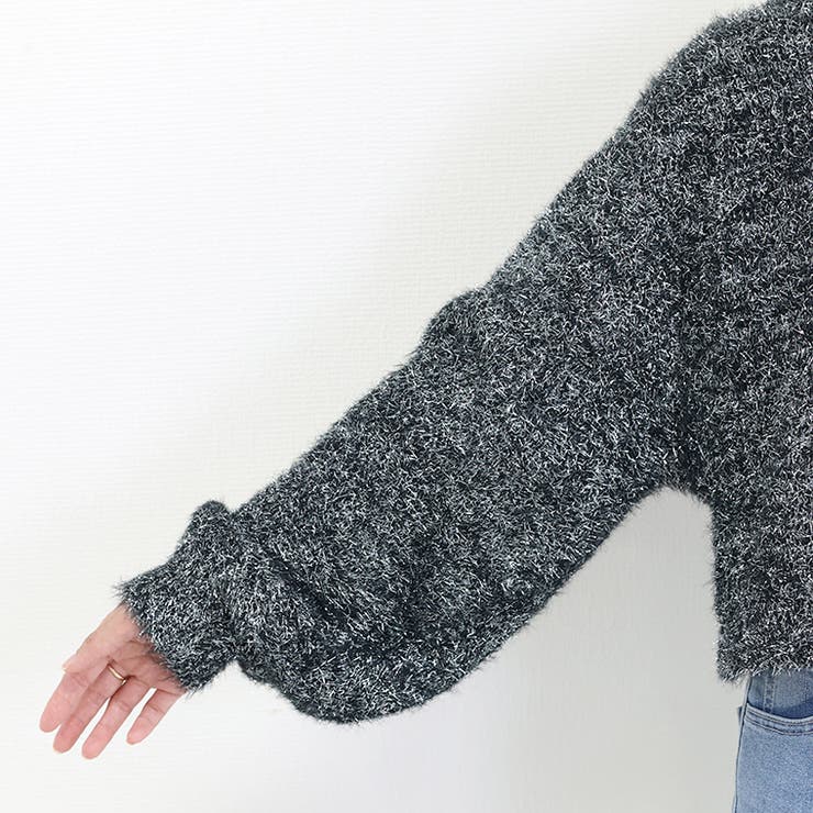 シルバーフェザーニットプルオーバー | FUNNY COMPANY＋  | 詳細画像24 