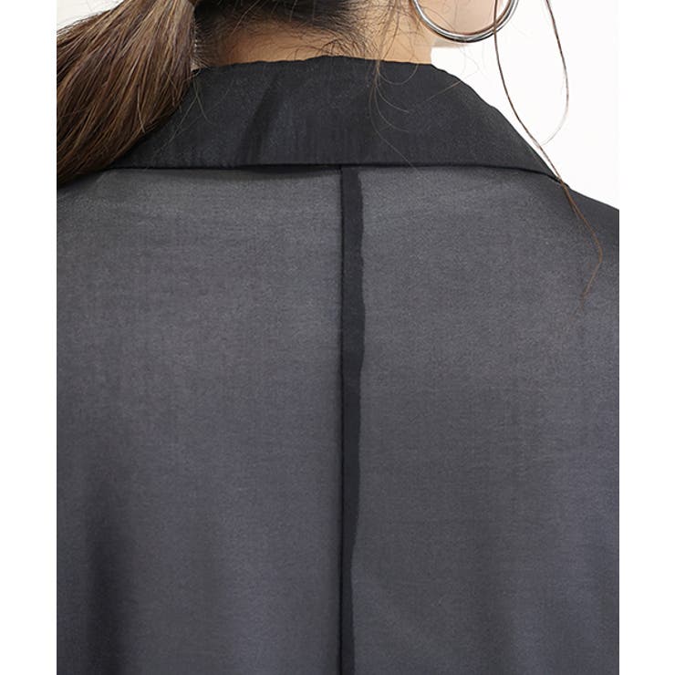 シアーオーガンジーテーラードジャケット | FUNNY COMPANY＋  | 詳細画像23 