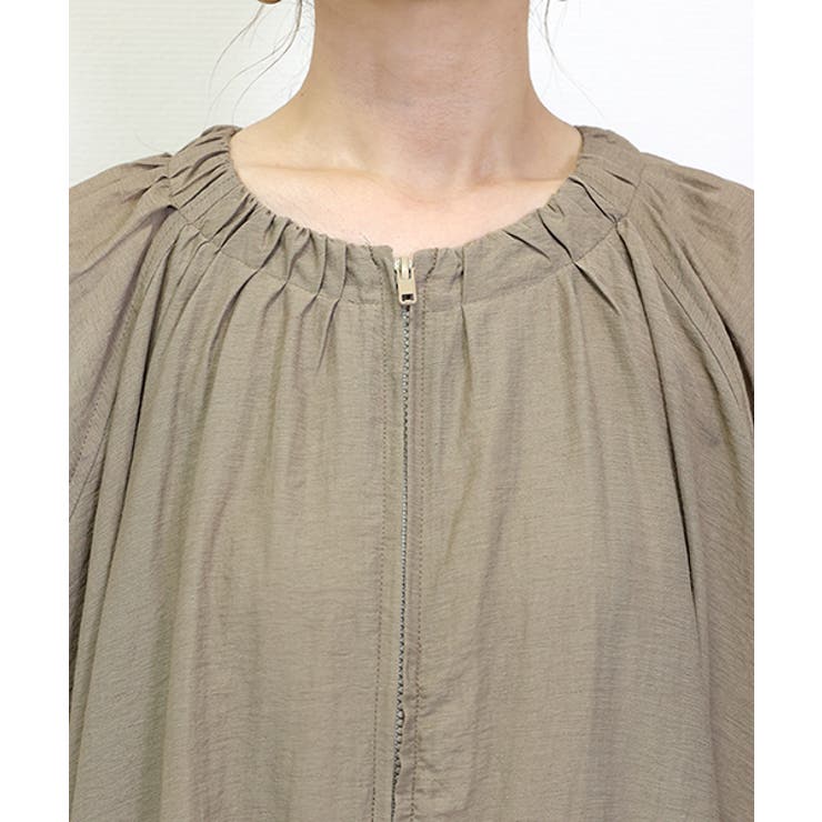 リネンライク裾ドロストロングブルゾン | FUNNY COMPANY＋  | 詳細画像21 