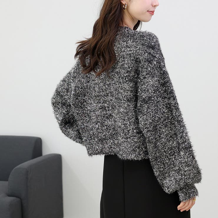 シルバーフェザーニットプルオーバー | FUNNY COMPANY＋  | 詳細画像16 