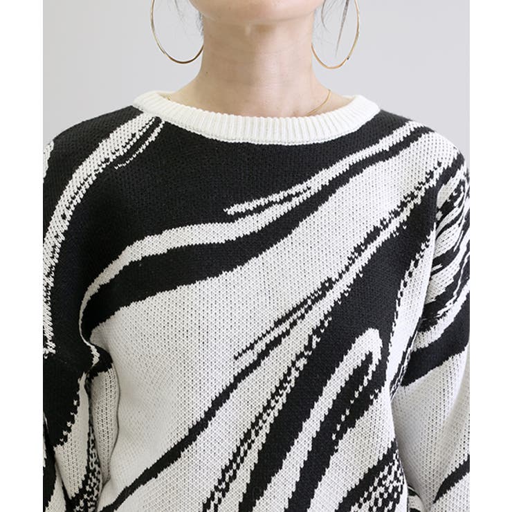 フロージャガードニットプルオーバー | FUNNY COMPANY＋  | 詳細画像21 