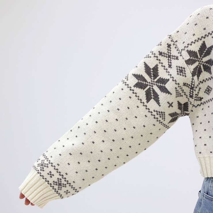 ノルディックジャガードハイネックカーディガン | FUNNY COMPANY＋  | 詳細画像22 