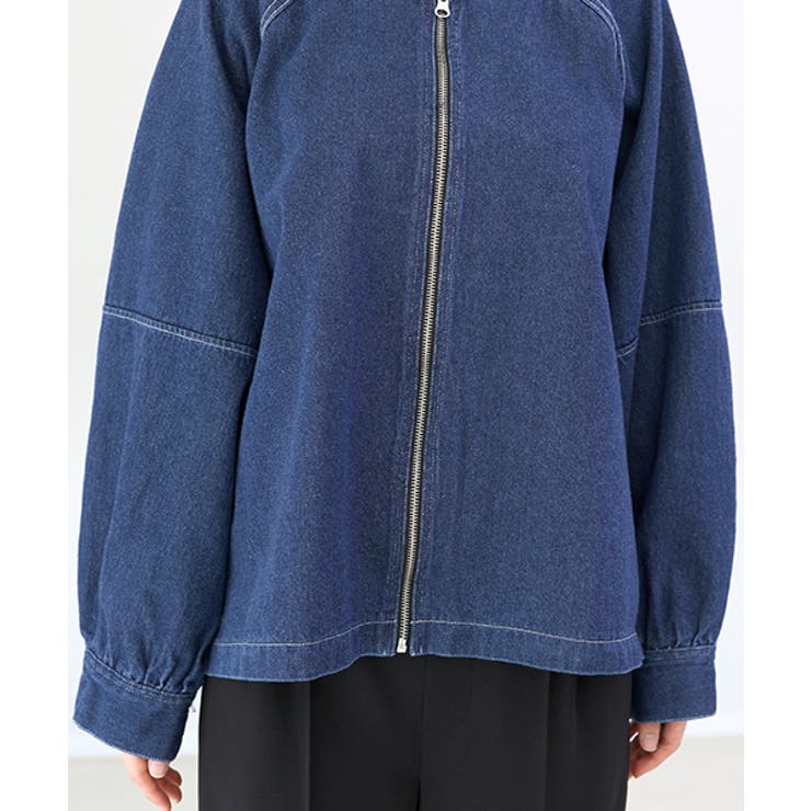バレルスリーブデニムブルゾン | FUNNY COMPANY＋  | 詳細画像23 