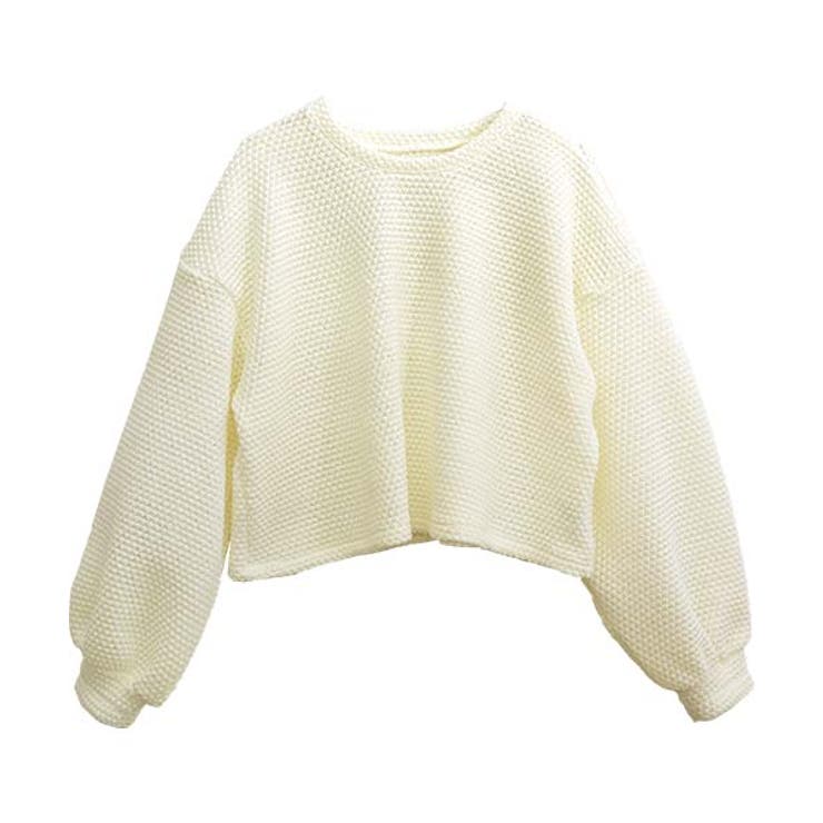 変わり編みスクエアプルオーバー | FUNNY COMPANY＋  | 詳細画像27 