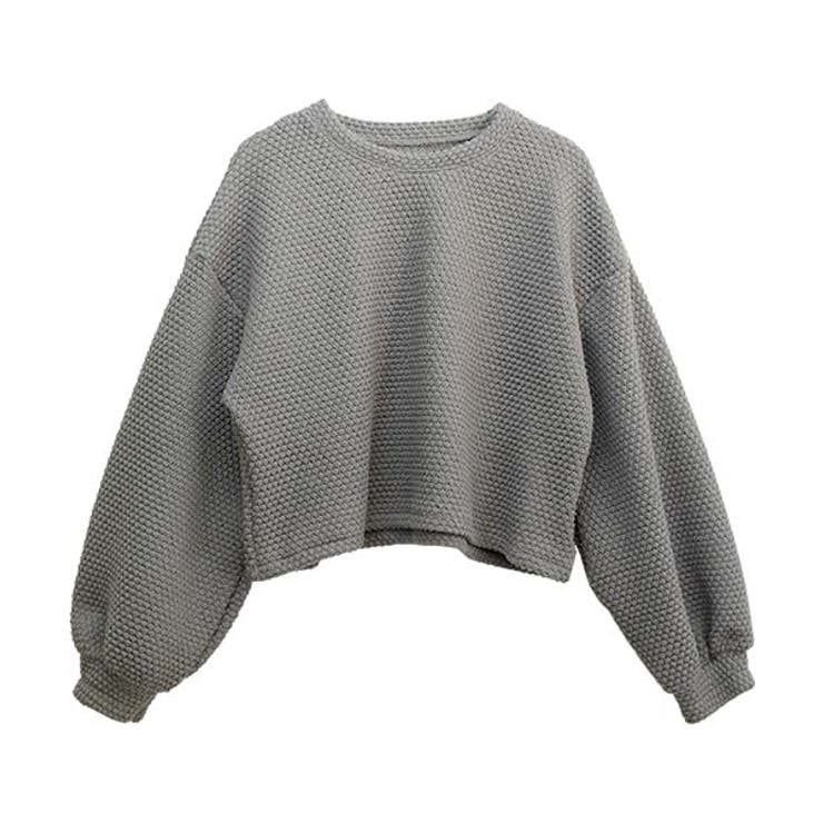 変わり編みスクエアプルオーバー | FUNNY COMPANY＋  | 詳細画像26 