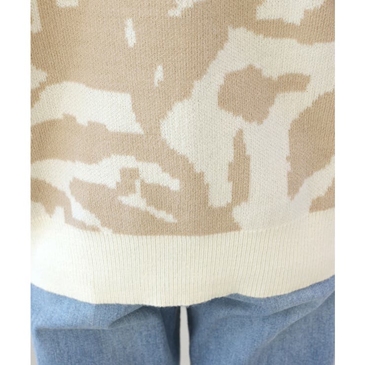 ボタニカルジャガードニットプルオーバー | FUNNY COMPANY＋  | 詳細画像23 