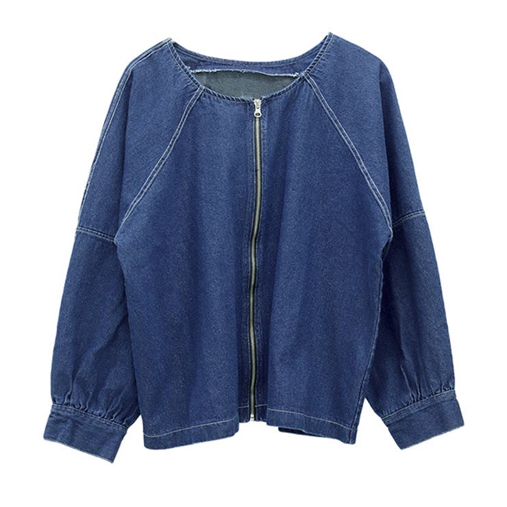 バレルスリーブデニムブルゾン | FUNNY COMPANY＋  | 詳細画像25 