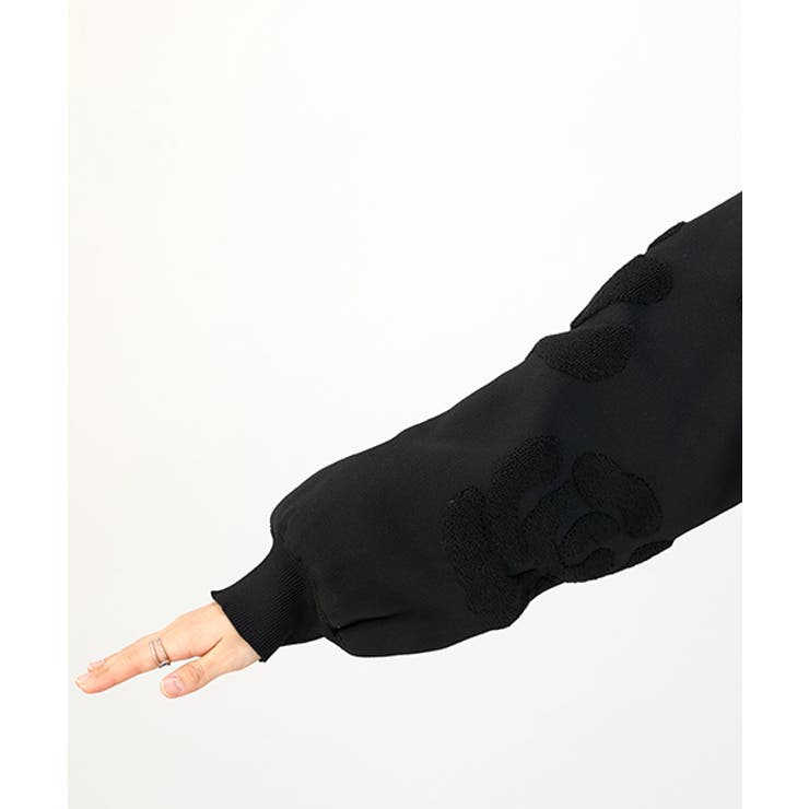 パイルジャガード柄編みニットプルオーバー | FUNNY COMPANY＋  | 詳細画像22 