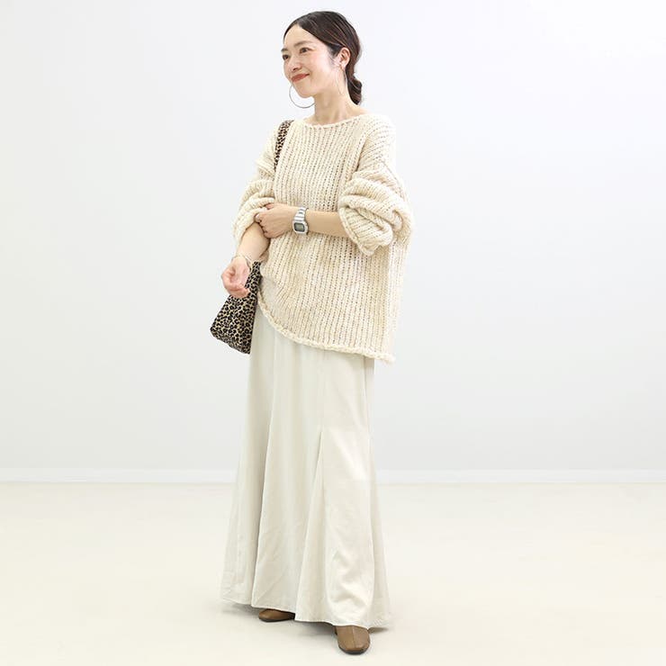 ローゲージボートネックニットプルオーバー | FUNNY COMPANY＋  | 詳細画像2 