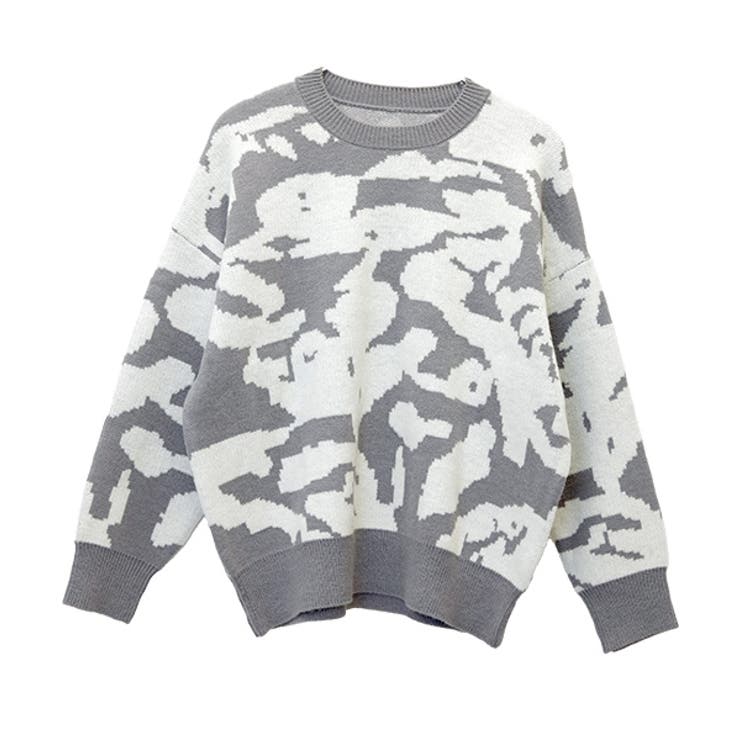 ボタニカルジャガードニットプルオーバー | FUNNY COMPANY＋  | 詳細画像24 