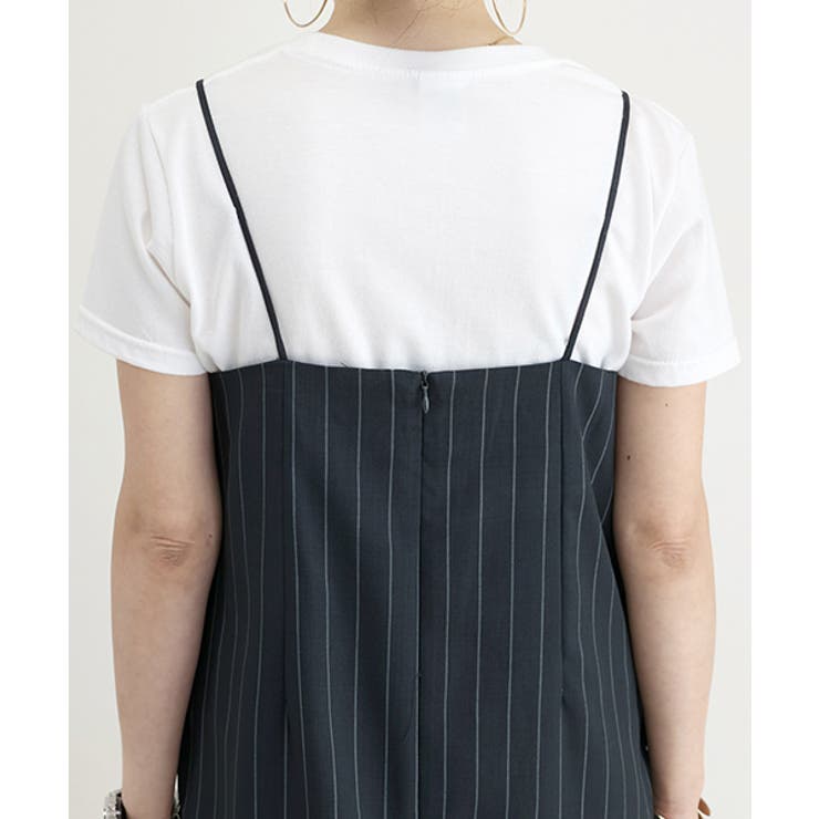 エステルツイルストライプキャミワンピース | FUNNY COMPANY＋  | 詳細画像24 