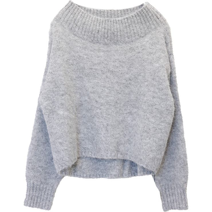 天竺起毛ハイネックニットプルオーバー | FUNNY COMPANY＋  | 詳細画像25 