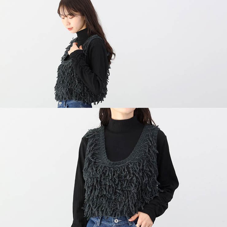 袖シャーリングテレコタートルプルオーバー | FUNNY COMPANY＋  | 詳細画像12 