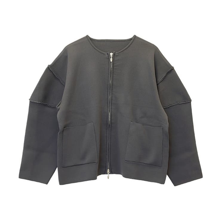 ジャガードニットジップブルゾン | FUNNY COMPANY＋  | 詳細画像25 