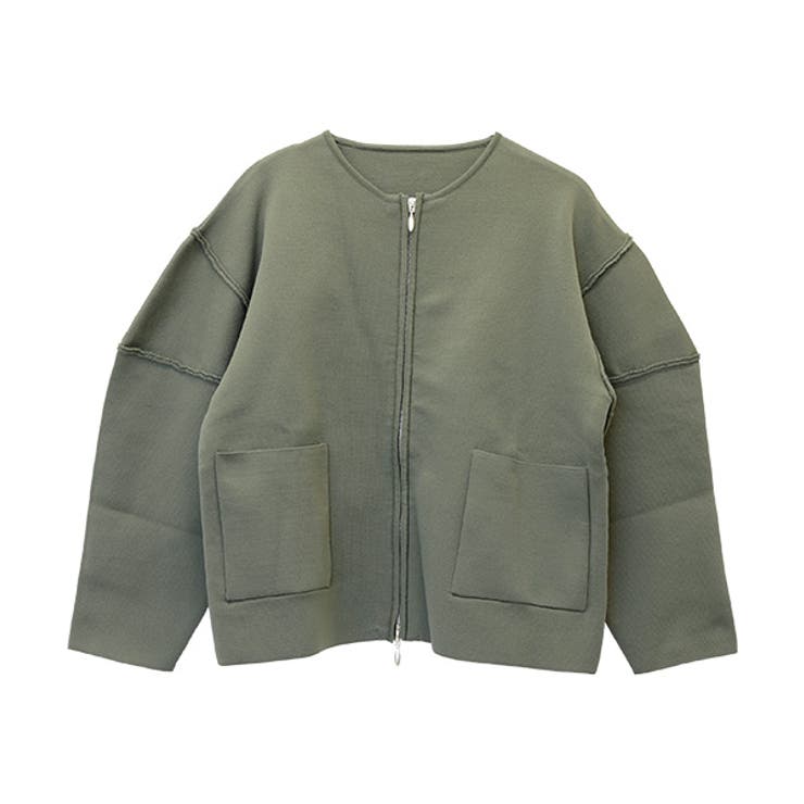 ジャガードニットジップブルゾン | FUNNY COMPANY＋  | 詳細画像26 