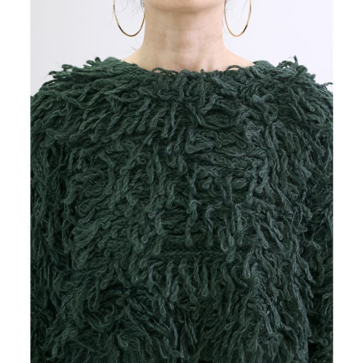 ループツイスト編みニットプルオーバー | FUNNY COMPANY＋  | 詳細画像21 