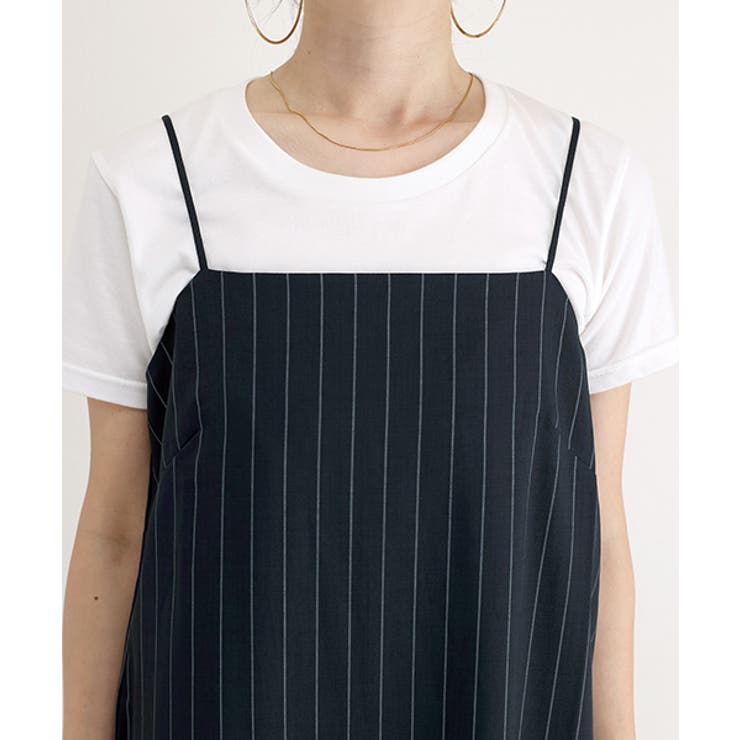 エステルツイルストライプキャミワンピース | FUNNY COMPANY＋  | 詳細画像21 
