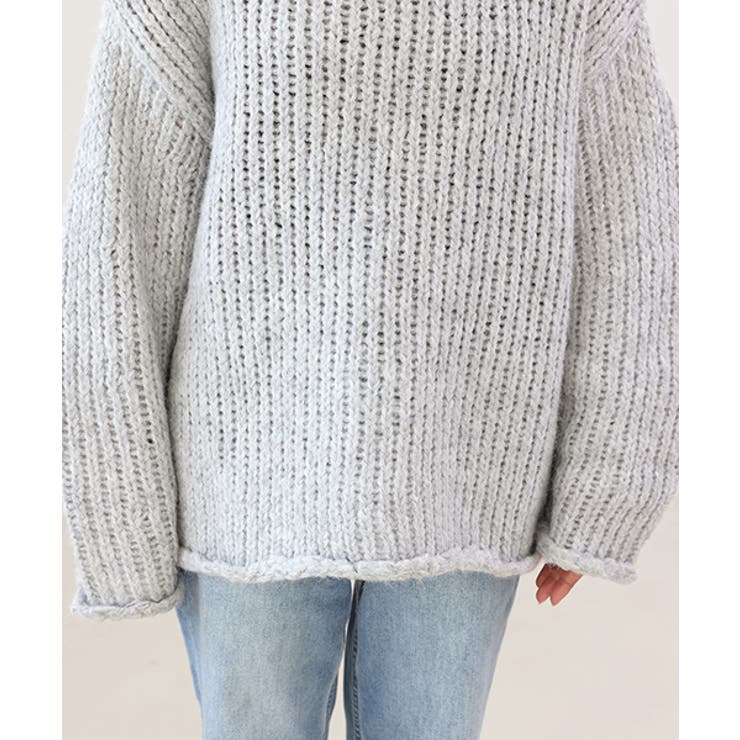 ローゲージボートネックニットプルオーバー | FUNNY COMPANY＋  | 詳細画像23 